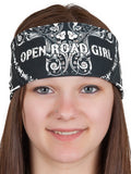 Open Road Girl RHINESTONE Bandana, 7 Colors