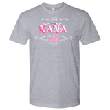 Nana PINK/WHITE UNISEX Short Sleeve T-Shirt- Crewneck