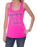Girl on Motorcycle Open Road Girl Tank Top, 5 Colors