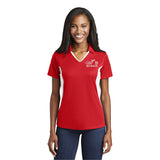 RED Open Road Girl 2-Toned Sport-Wick® Polo, 2 COLORS