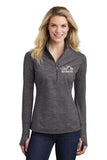 REFLECTIVE!  Grey Open Road Girl Stretch Reflective 1/2-Zip Pullover