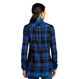Open Road Girl Ladies Plaid Flannel Tunic, 4 COLORS