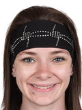The Open Road Girl Tie-back Rhinestone headwrap is a comfortable and fashionable Lady Biker accessory