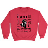 I AM...Inspiration UNISEX Open Road Girl Crew Neck Sweatshirt, 4 COLORS
