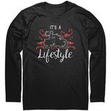 RED It’s a Lifestyle UNISEX Long Sleeve T-Shirt- Crewneck