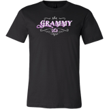 Grammy PINK/WHITE MEN'S STYLE Short Sleeve T-Shirt- Crewneck