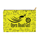 YELLOW Open Road Girl Accessory Bags, 2 Sizes