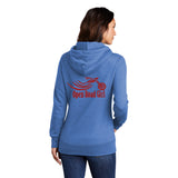 BLUE Open Road Girl Full PULLOVER Hoodie - CHOOSE YOUR LOGO COLOR!
