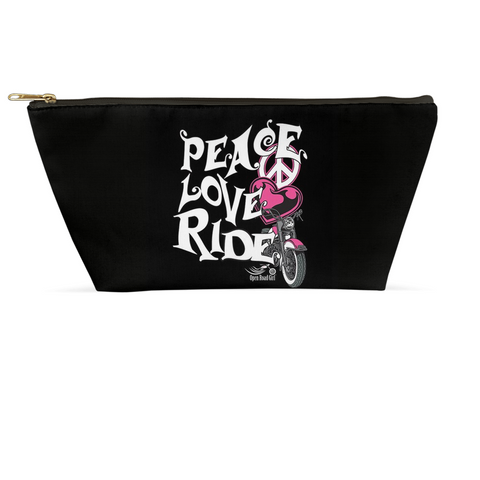 PINK Peace, Love, Ride Large Accessory Bags, 2 Sizes
