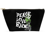 GREEN Peace, Love, Ride Large Accessory Bags, 2 Sizes