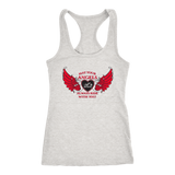 WHITE or GREY/Red May your Angels Always Ride with You Tank Top (2) COLORS