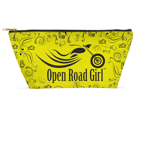 YELLOW Open Road Girl Large Accessory Bags, 2 Sizes