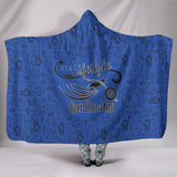 BLUE Open Road Girl Hooded Blanket, 2 Sizes