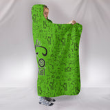 GREEN Open Road Girl Hooded Blanket, 2 Sizes