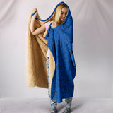 BLUE Open Road Girl Hooded Blanket, 2 Sizes