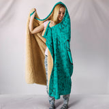 TEAL Open Road Girl Hooded Blanket, 2 Sizes