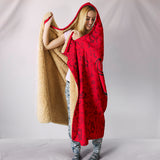 RED  Open Road Girl Hooded Blanket, 2 Sizes