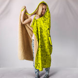 YELLOW Open Road Girl Hooded Blanket, 2 Sizes