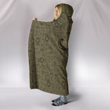 GOLD Open Road Girl Hooded Blanket, 2 Sizes