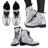 BLACK Scatter Open Road Girl PU Leather Boots