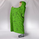 GREEN Open Road Girl Hooded Blanket, 2 Sizes