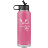 MAY YOUR ANGELS GUIDE YOUR RIDE 32 oz WATER BOTTLE TUMBLER