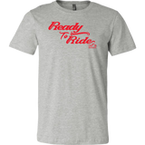 RED READY TO RIDE MEN'S STYLE CREW NECK TEE