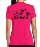 Open Road Girl Scoop Neck Tee (SMALL ONLY), 2 Colors