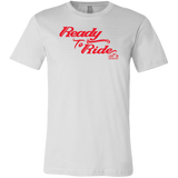 RED READY TO RIDE MEN'S STYLE CREW NECK TEE