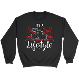 RED It’s a Lifestyle UNISEX Sweatshirt-Crewneck