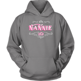 NANNIE PINK/WHITE SWEATSHIRT UNISEX-HOODIE