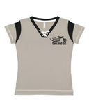 Open Road Girl Lace Up Jersey Tee, 4 COLORS